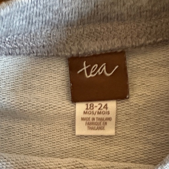 Tea Collection Gray Raccoon Pattern Sweatshirt - Picture 2 of 3